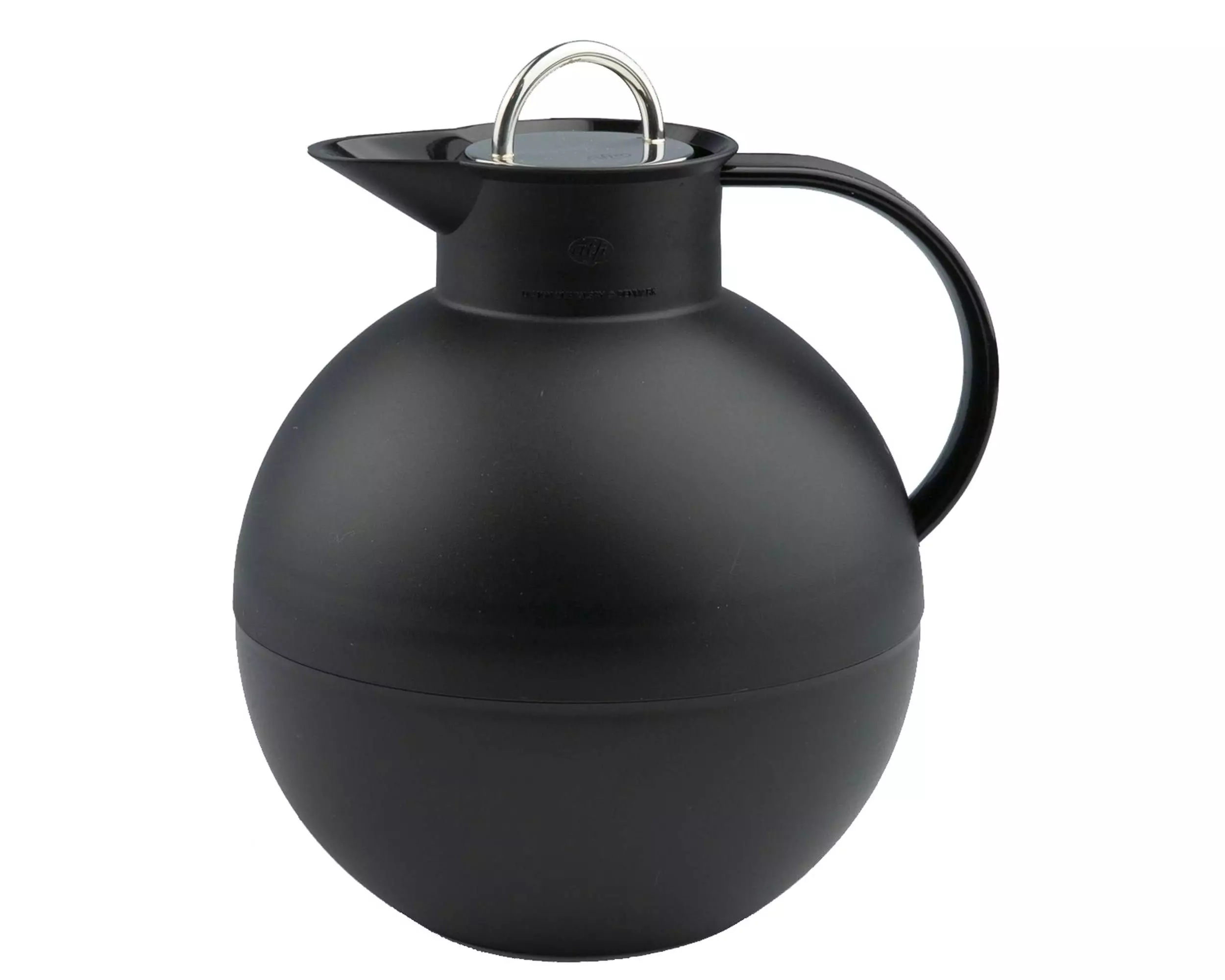 VACUUM JUG KUGEL BLACK/METAL