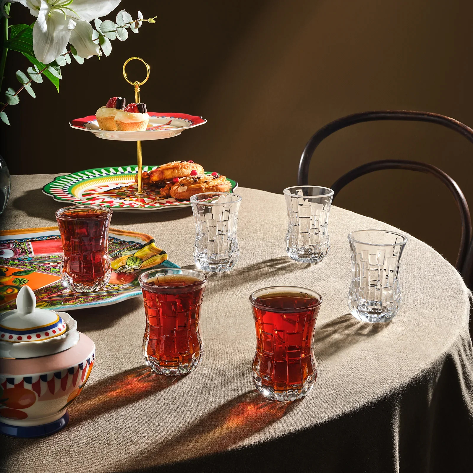 Opera 6-lı Armudu Çay Stəkanı  140 ml 