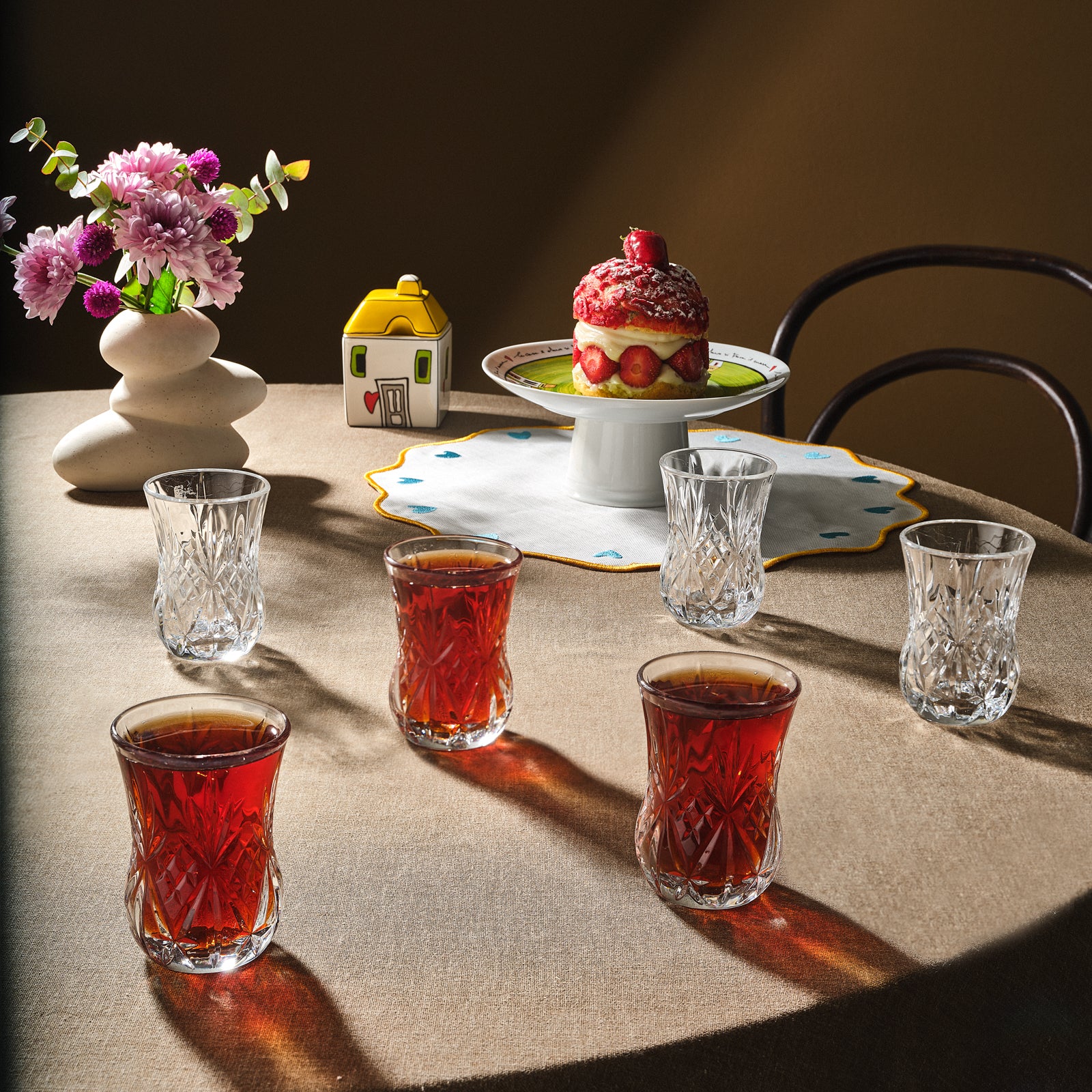 RCR Melodia 6-lı Armudu Çay Stəkanı 140 ml
