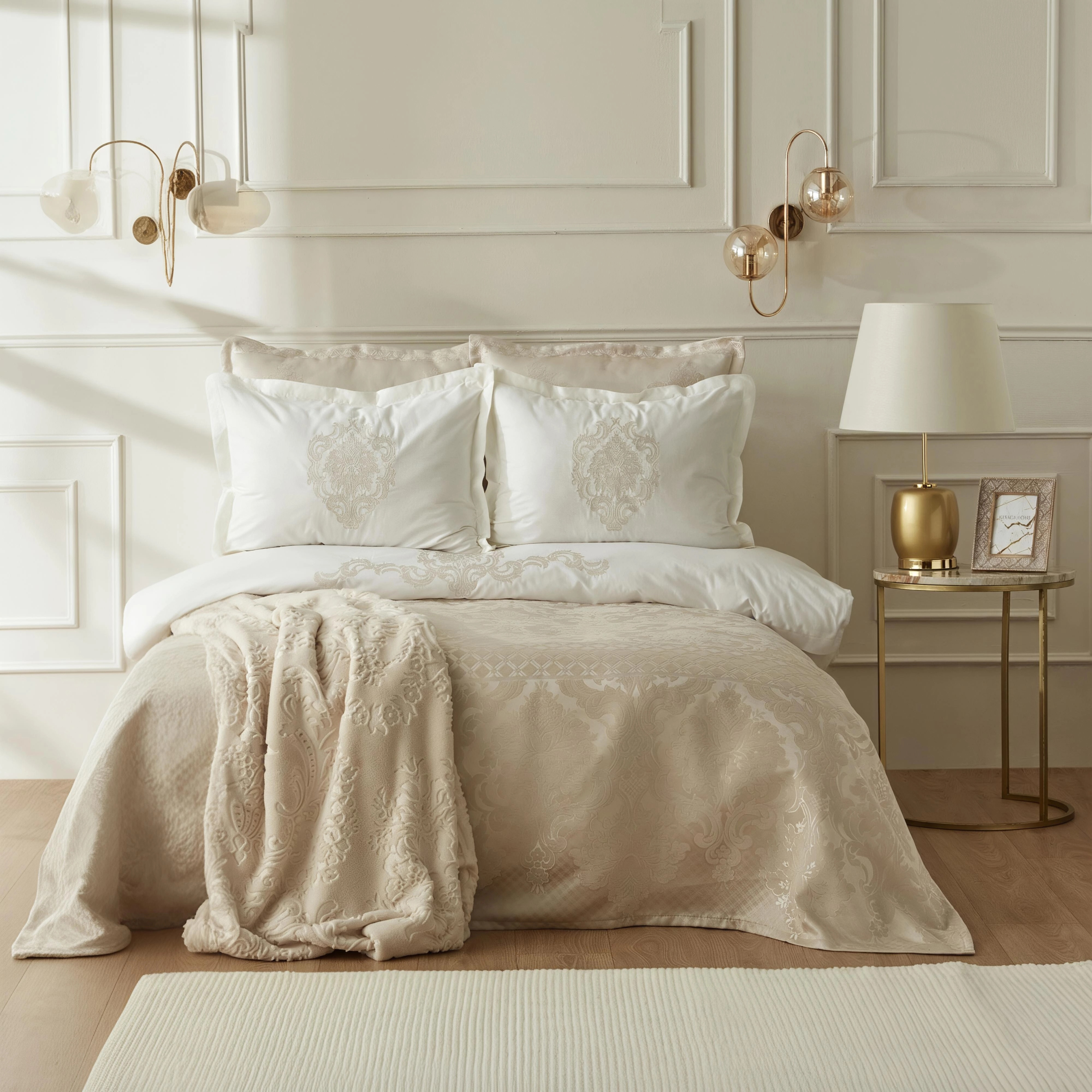 Karaca Home Tuğba Gold 8 Parça Private Cehiz Dəsti